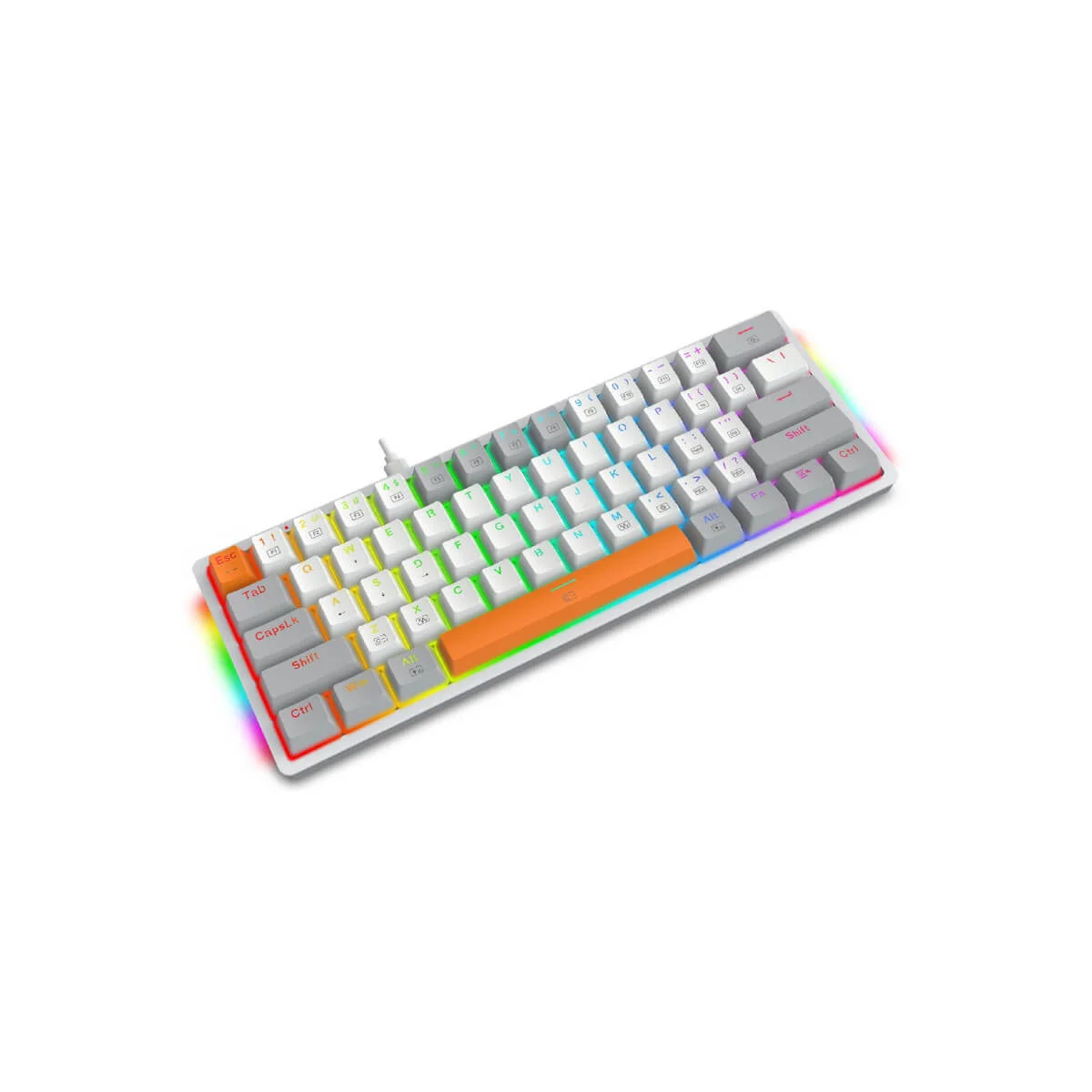 Redragon Clavier Gamer Mécanique AKALI K642WGO RGB SWITCH