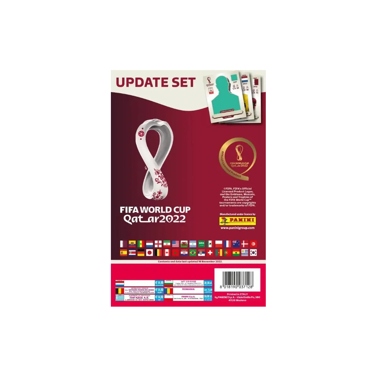 UPDATE SET world cup2022