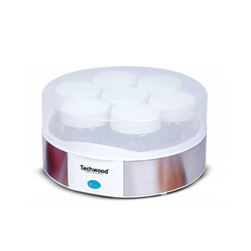 YAOURTIERE TECHWOOD 7 POTS EN VERRE 15W TYA-7001