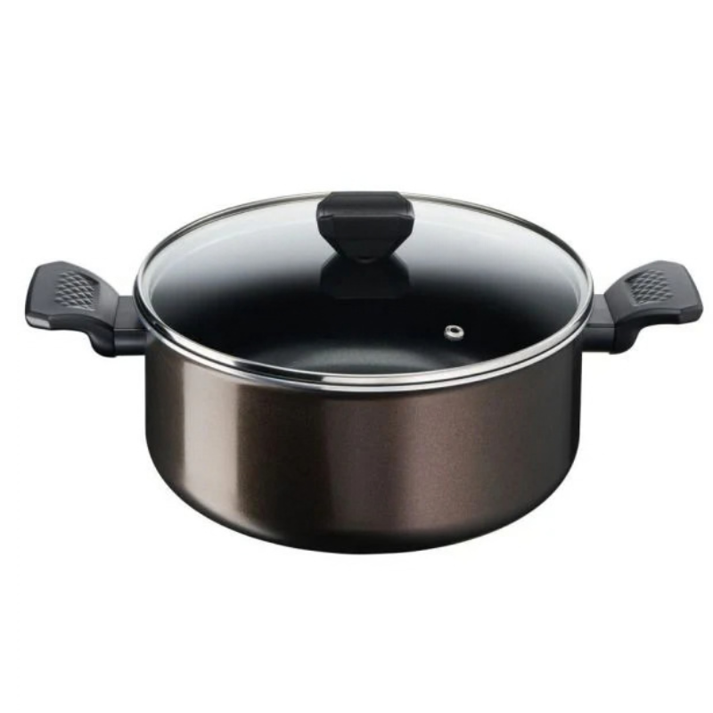 MARMITE TEFAL 24 CM+COUVERCLE EASY COOK AND CLEAN B5544602