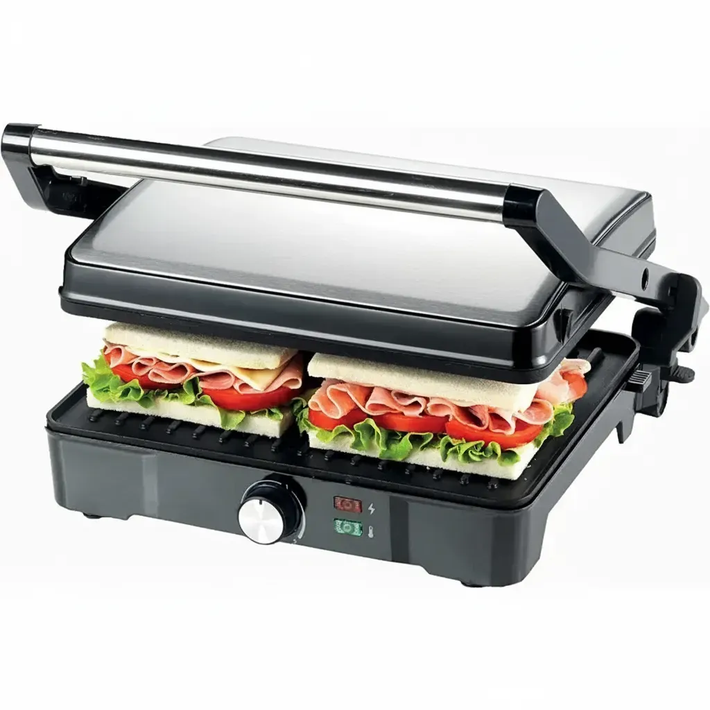 Grill Multifonction contact viande et panini 2000W