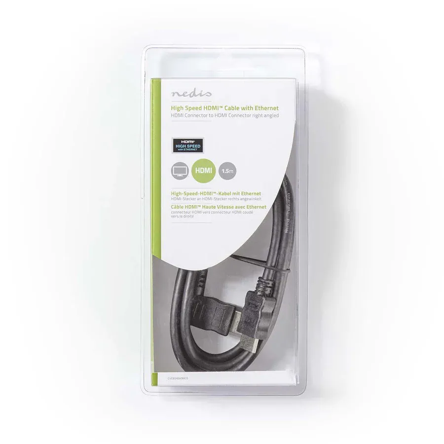 Câble HDMI mâle vers HDMI mâle haute vitesse 1.5m