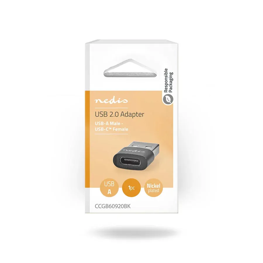 Adaptateur USB A 2.0 mâle vers micro-USB femelle