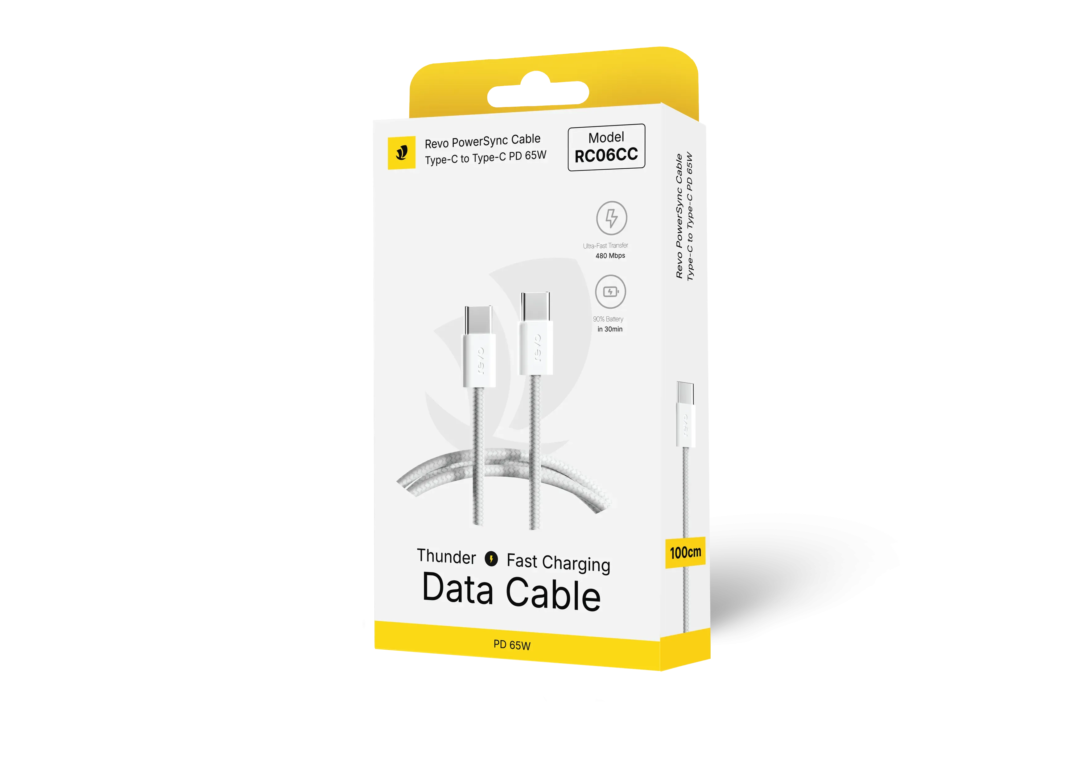 Câble USB type-c vers USB type-c 65w premium