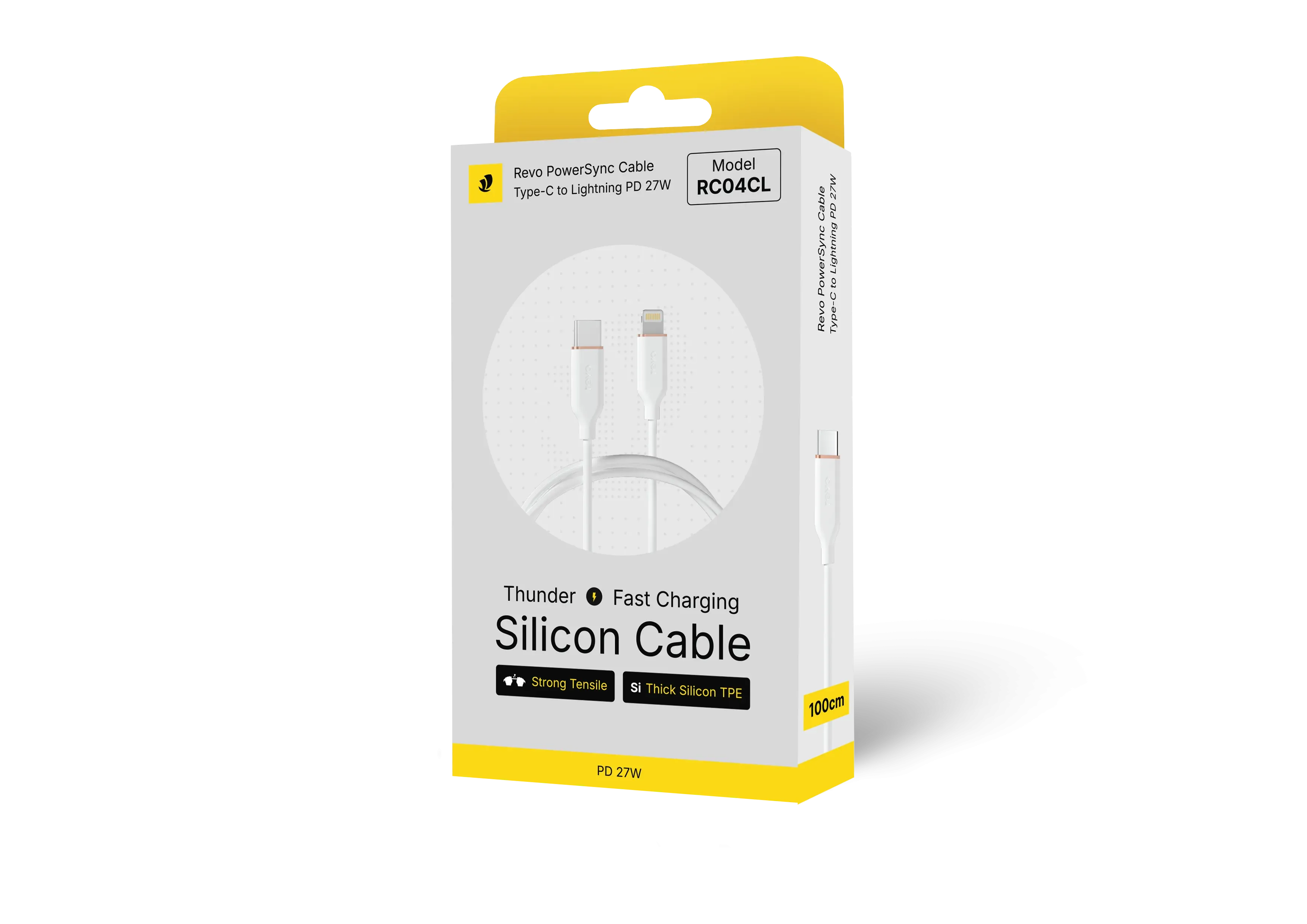 Câble USB type-c vers lightning 27w tressé