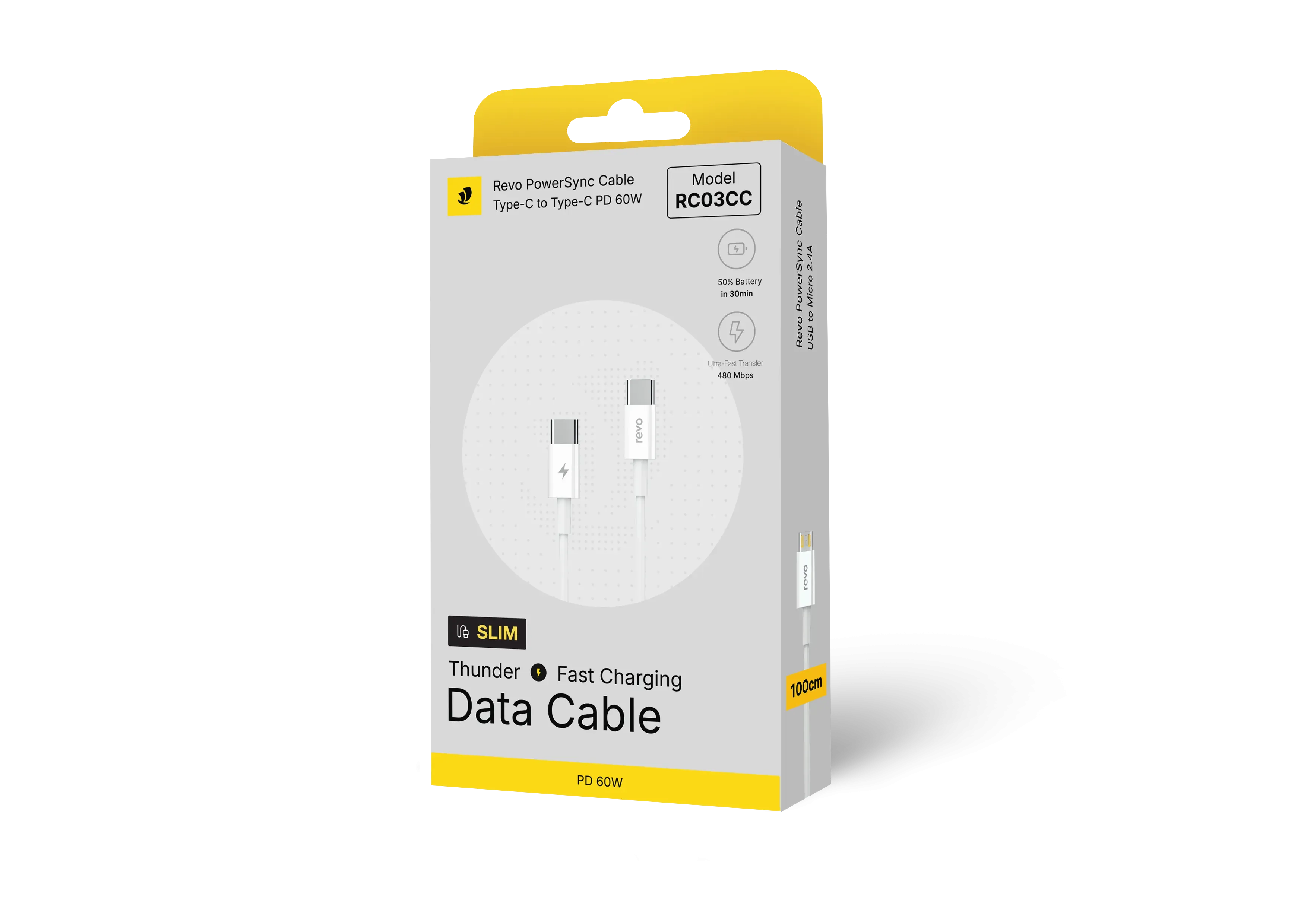 Câble USB type-c vers USB type-c 60w