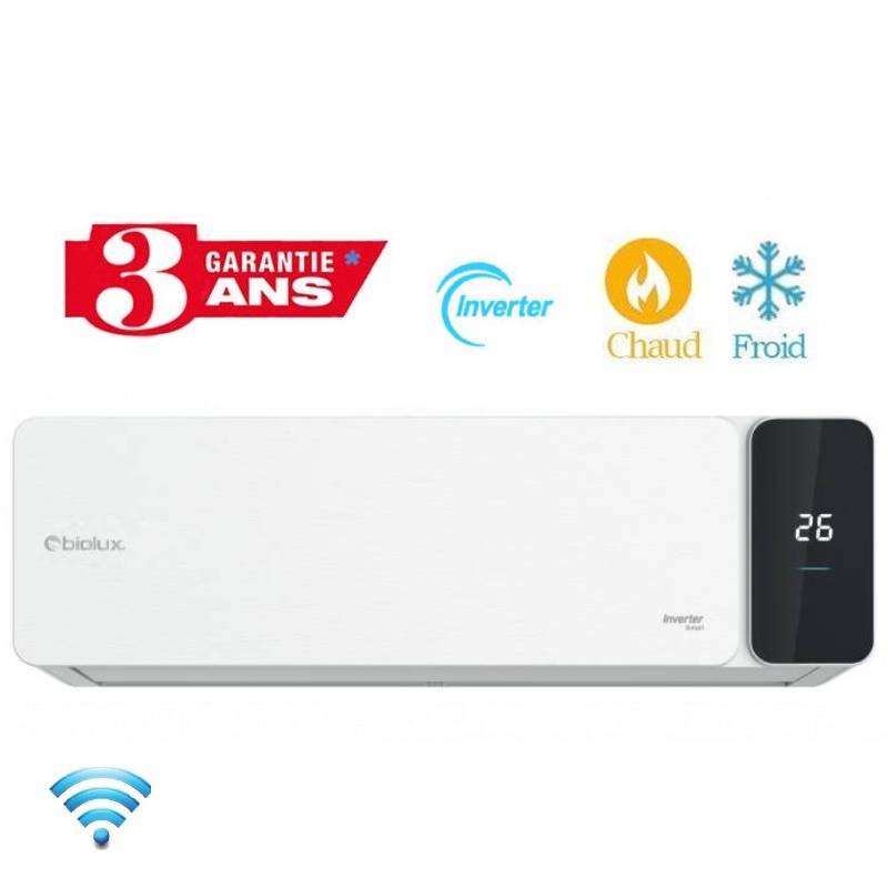 BIOLUX INVERTER Smart 24000 BTU Chaud / Froid