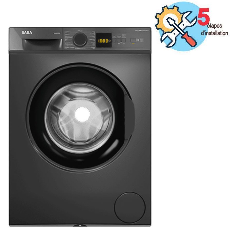 Lave linge Frontal SABA ML0710DX 7kg - Dark