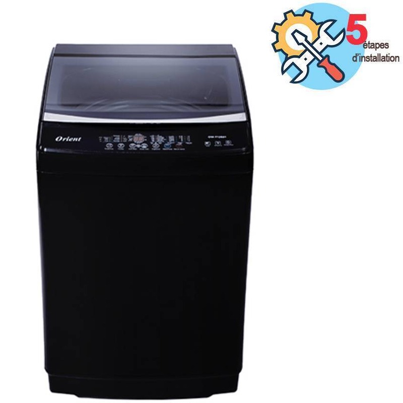 Lave linge Top ORIENT OW-T12B01 12kg