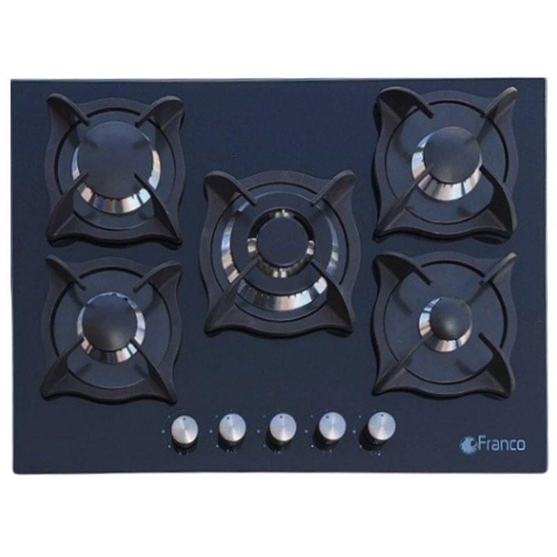 De Cuisson Encastrable FRANCO 374BF 5Feux 70 cm