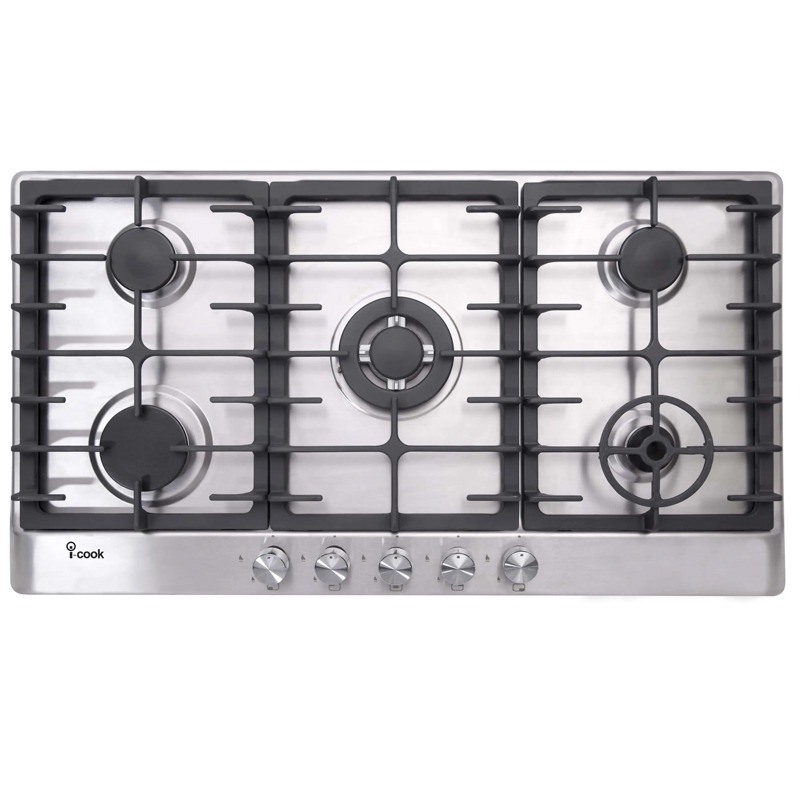 De Cuisson Encastrable UNIONAIRE BH5090S-8-IS 5Feux 90cm - Inox