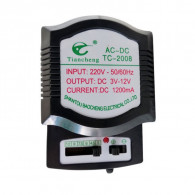 Adaptateur Alimentation AC/DC 12V 3A Pour Caméra de Surveillance