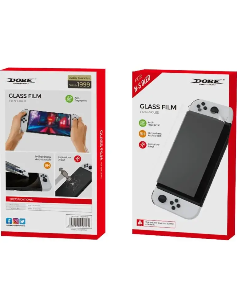Nintendo Pack De Deux Film De Pour Switch OLED TNS-1156 Dobe
