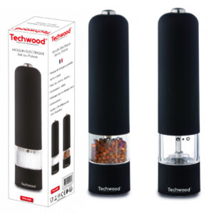 Moulin Electrique Sel et Poivre TECHWOOD
