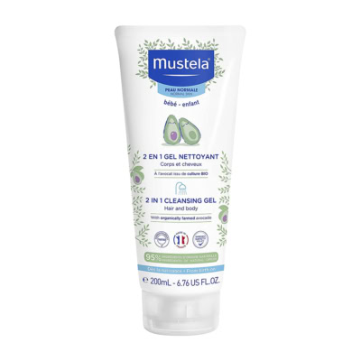 Mustela 2 En 1 Gel Lavant Doux Corps et Cheveux