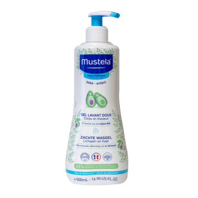 Mustela 2 En 1 Gel Lavant Doux Corps et Cheveux
