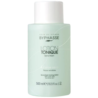BYPHASSE Lotion Tonique Sensi-fresh à L’aloe Vera Peaux Sensibles