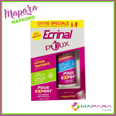 Ecrinal Pack Anti Poux Lotion + Shampooing