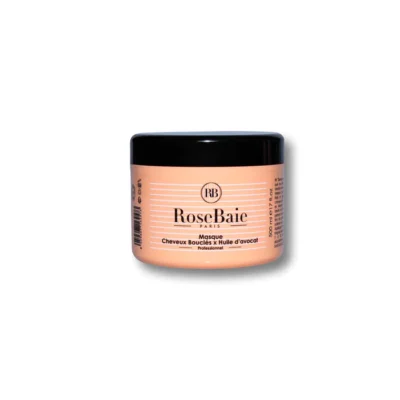 RoseBaie Masque Cheveux bouclés Kératine et Huile d’Avocat