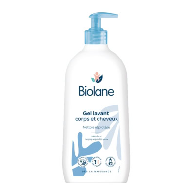 Biolane Gel Lavant Corps et Cheveux 2en1