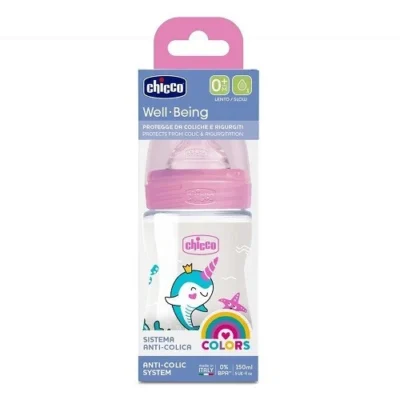 Chicco Biberon Well Being En Polypropylène 0m+