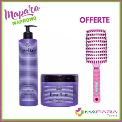 RoseBaie Duo Spécial Blonde & Blancs Masque et Shampoing