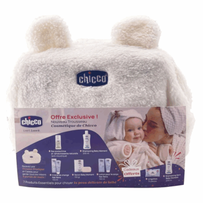 Chicco Coffret Naissance 7 Produits Bébé + Trousse Pratique