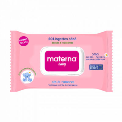 Materna Lingettes Bebe 20 pcs