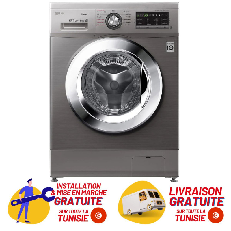 LG Machine à laver 8kg F4V5