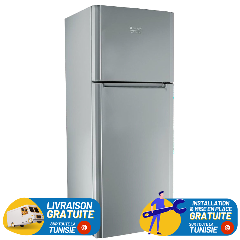 ARISTON NO FROST DOUBLE PORTES 423 LITRES / INOX