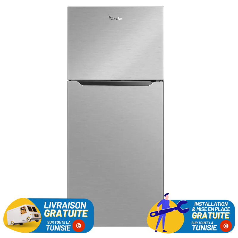 Condor No Frost Double Portes 420 Litres / Inox