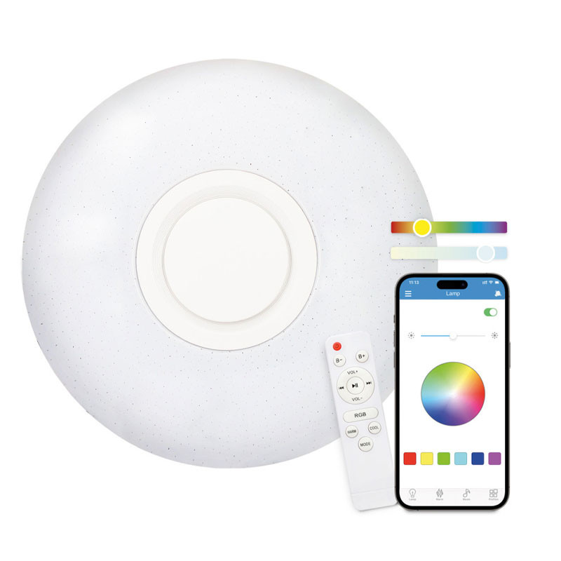 Ksix LED KSIX Rainbow, Haut-Parleur Intégré 5 W, RGB+CCT