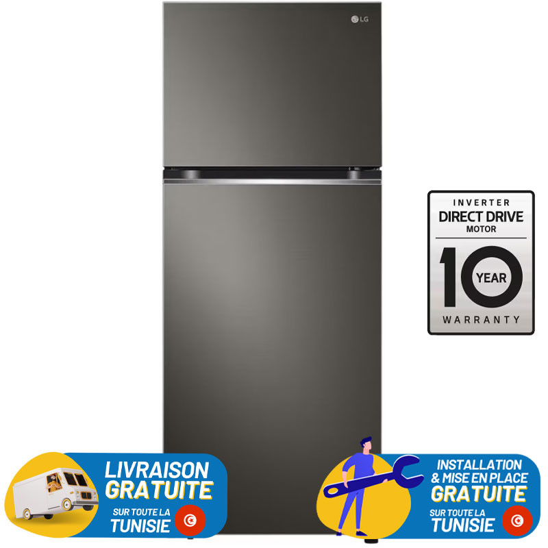 LG No Forst Smart INVERTER Double Portes 423 Litres