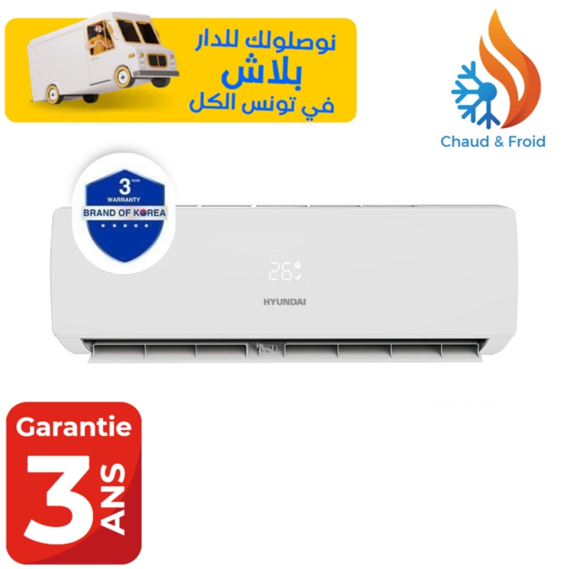Hyundai 24000 BTU ON.OFF CHAUD / FROID