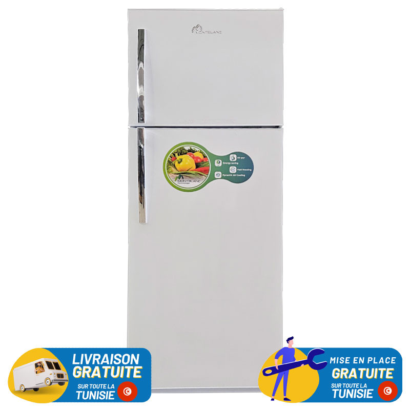 MONTBLANC Free Frost Double Portes 414 Litres