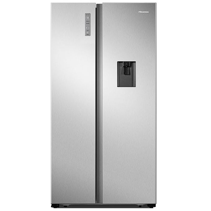 Hisense NoFrost Inverter Side By Side 519Litres / Inox