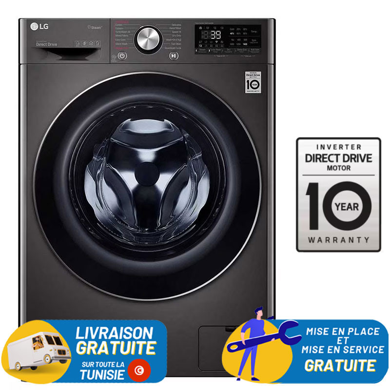 LG Séchante Frontale LG 9 Kg / Smart DD 6M / + Gel LILAS