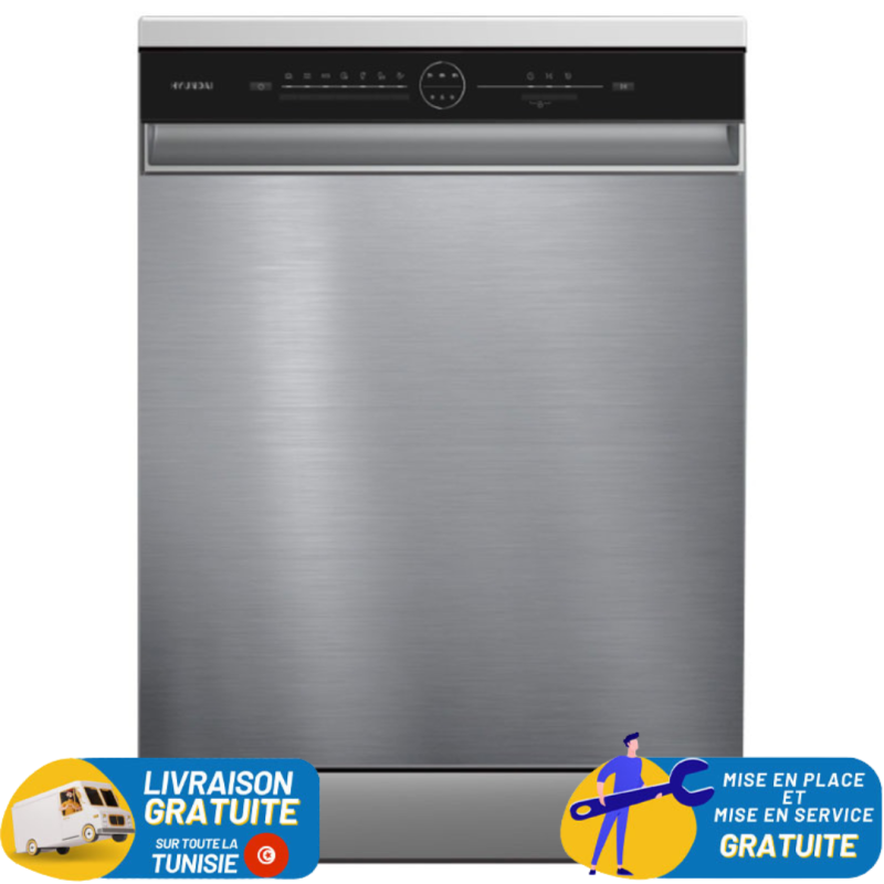 Hyundai 12 COUVERTS POSE LIBRE INOX