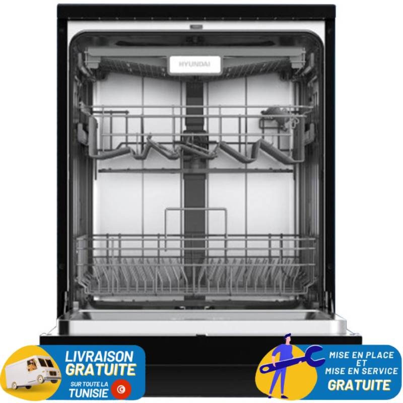 HYUNDAI 15 COUVERTS / INOX / HYN-FSDW15-P8-BIX