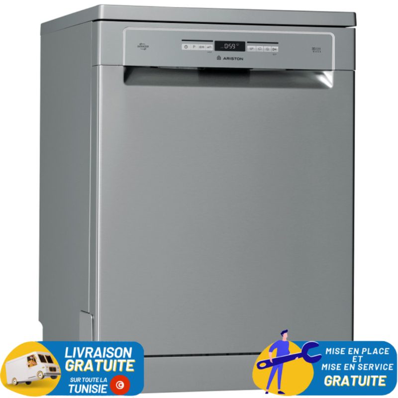 Ariston 15 Couverts / Inverter / Inox