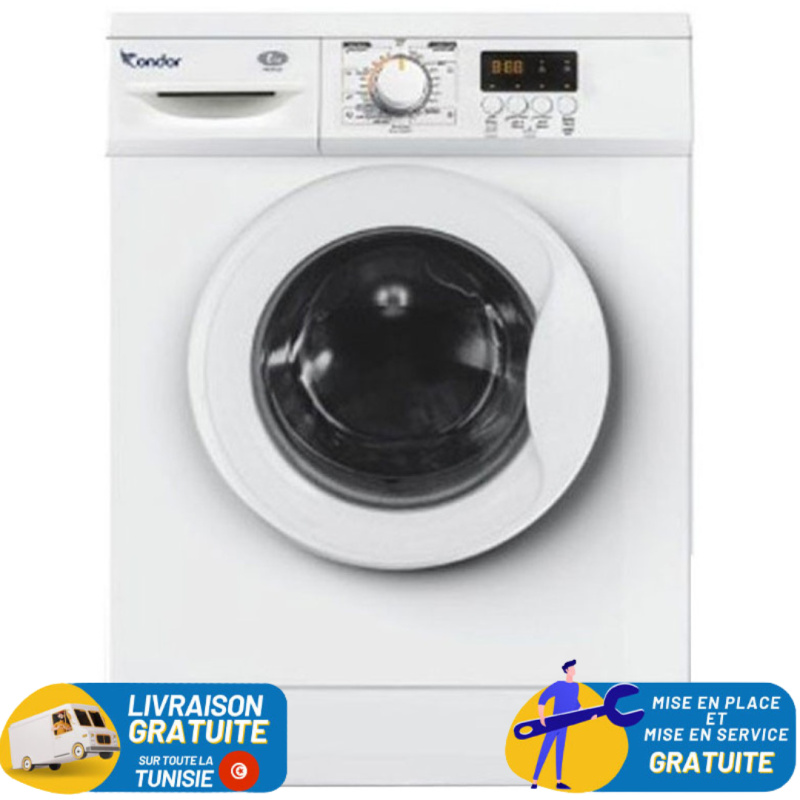 Condor Linge Frontale CONDOR WF6-A12W / 6 KG / 1000 Trs