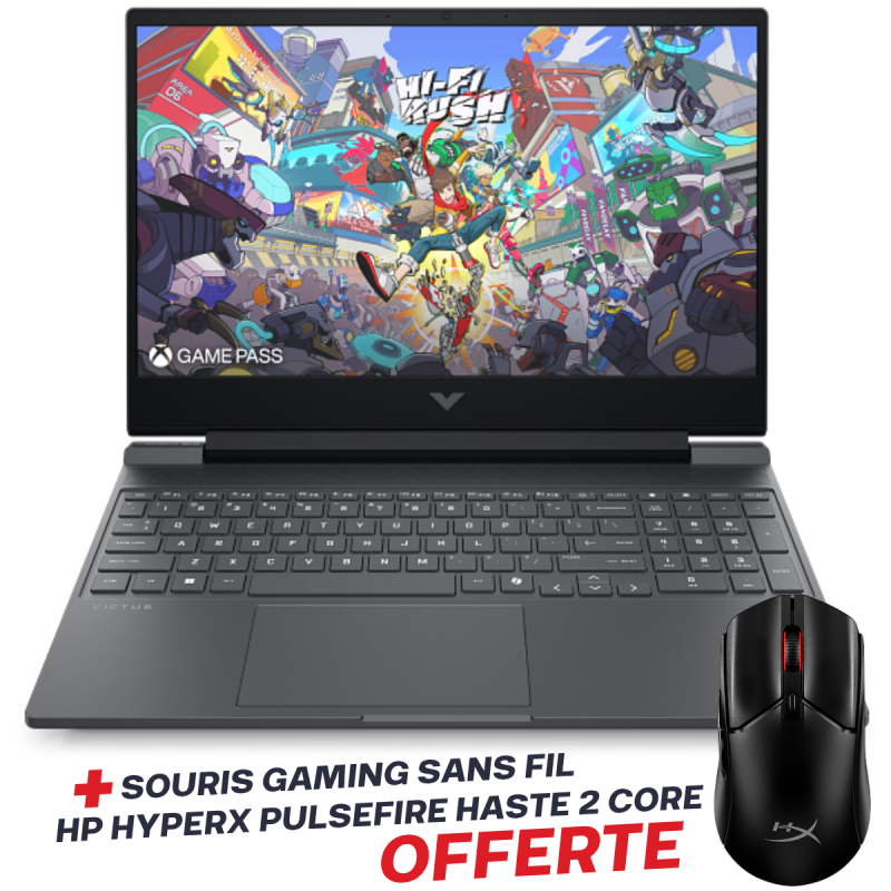 HyperX Gamer HP Victus Gaming 15-Fb3008nk Ryzen 5 8645HS 16 Go DDR SSD Windows 11