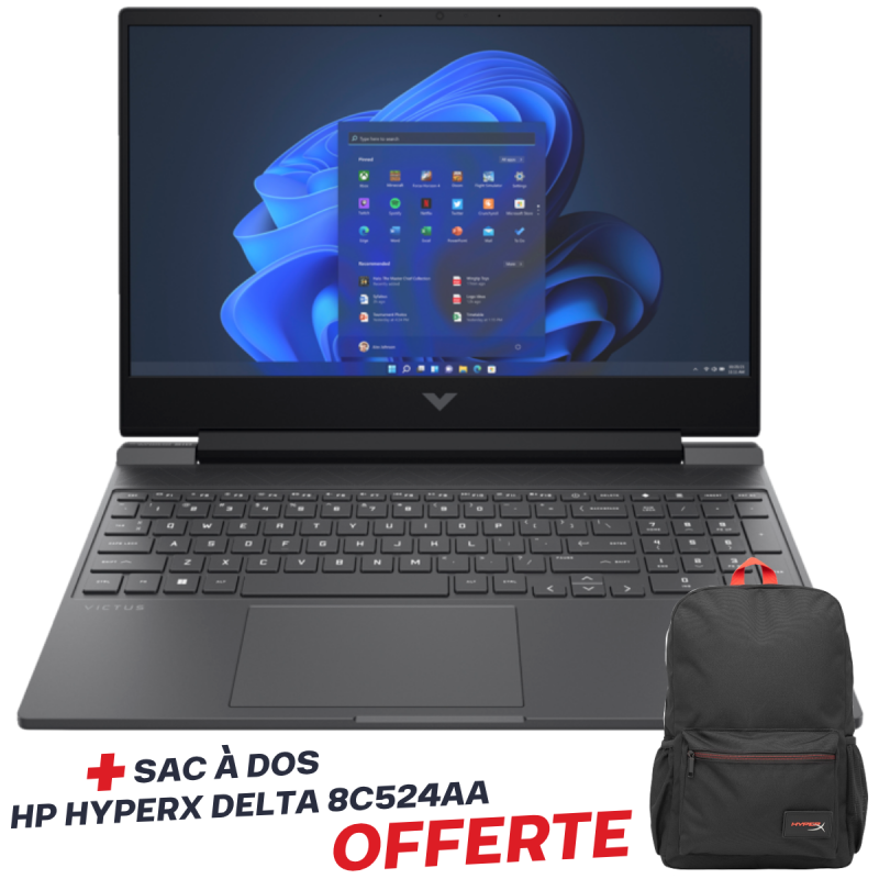 Gaming HP Victus Gaming 15-Fa2029nk / I7-13620H / RTX / / SSD / Windows 11 / Argent