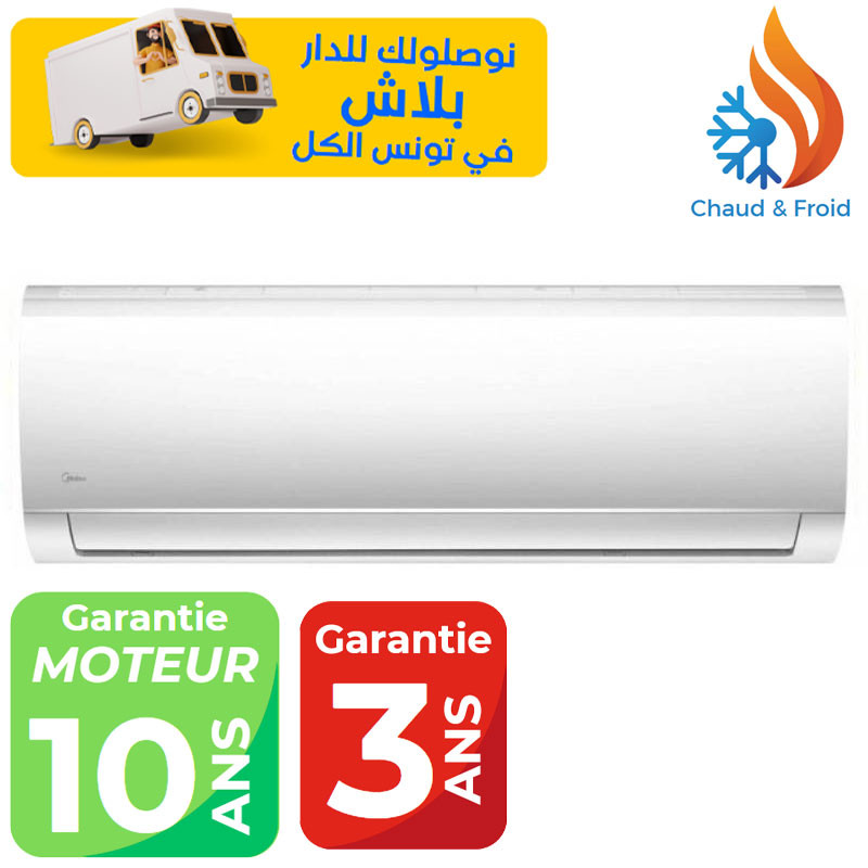 Midea 24000 BTU CHAUD & FROID / ON OFF/ Garantie 3 Ans